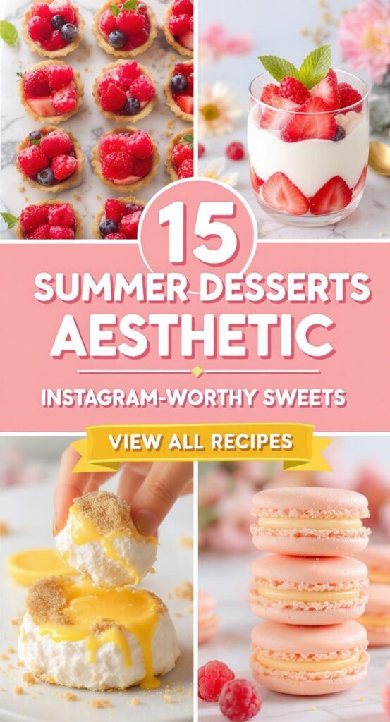 15 Summer Desserts Aesthetic | Instagram-Worthy Sweets