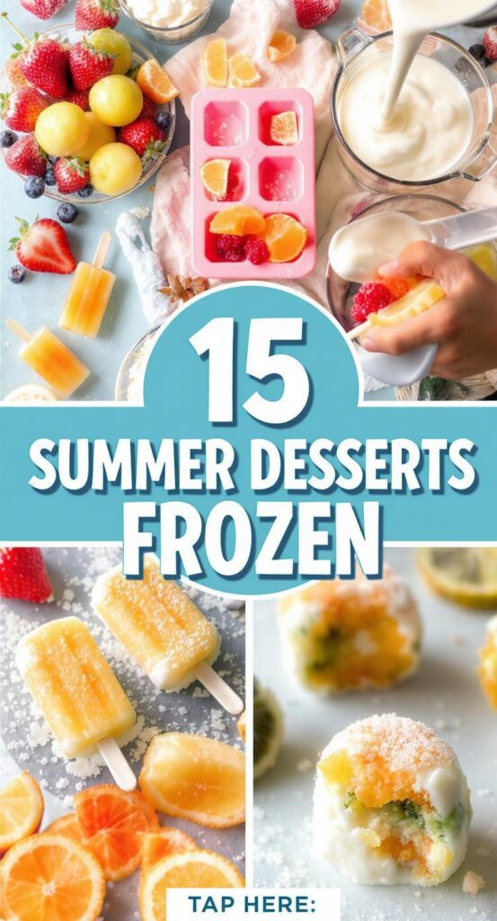 15 Summer Desserts Frozen | No-Bake Cool Treats