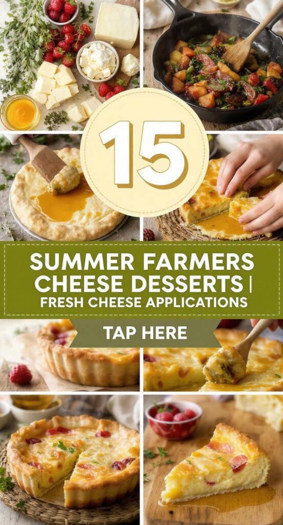 15 Summer Farmers Cheese Desserts | Fresh Cheese Applications