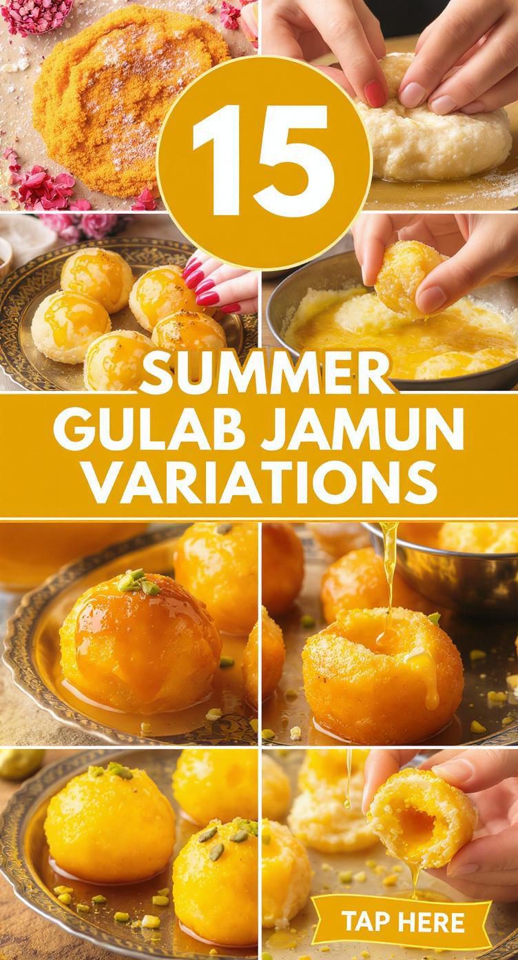 15 Summer Gulab Jamun Variations | Indian Milk Solid Treats