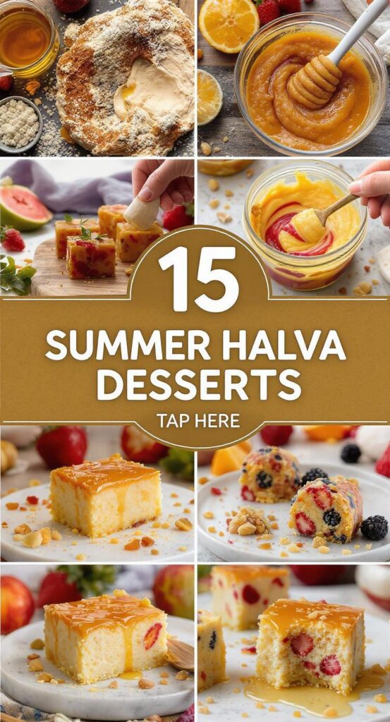 15 Summer Halva Desserts Tahini-Based Sweet Treats