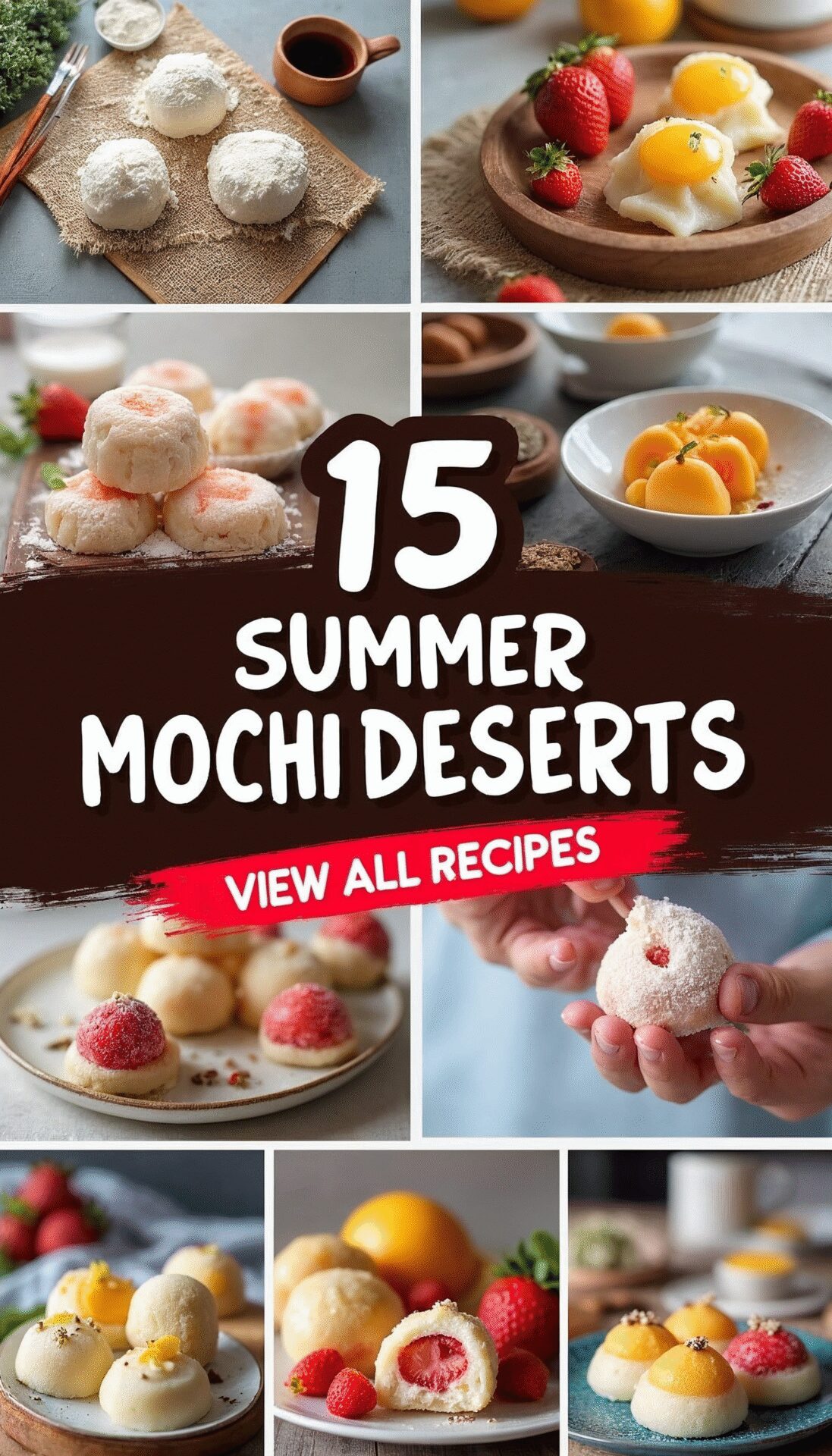 15 Summer Mochi Desserts Japanese Sweet Rice Treats