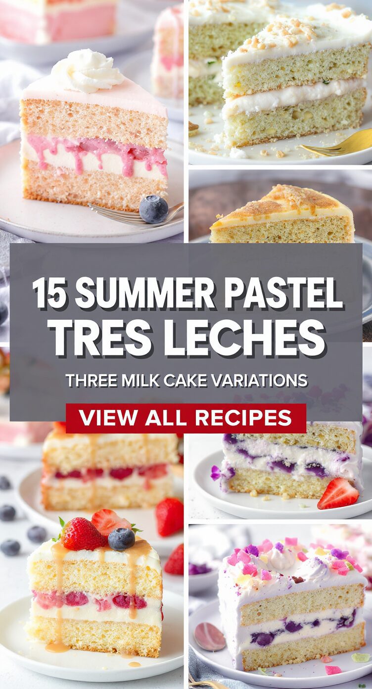 15 Summer Pastel De Tres Leches | Three Milk Cake Variations