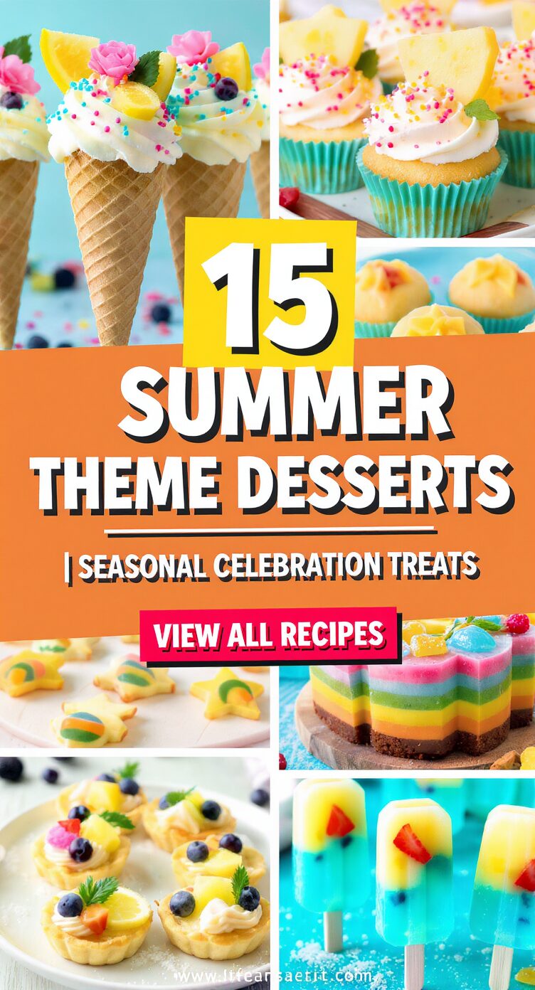 15 Summer Theme Desserts Seasonal Celebration Treats