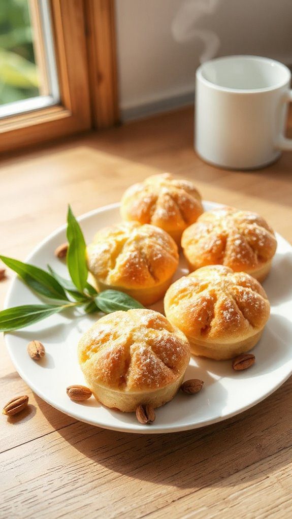 bamboo shoot cardamom muffins