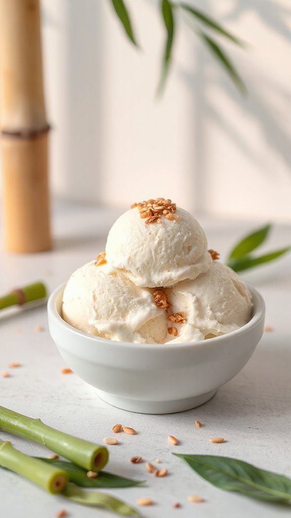 bamboo shoot ice cream