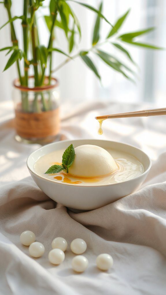 bamboo shoot yogurt dessert