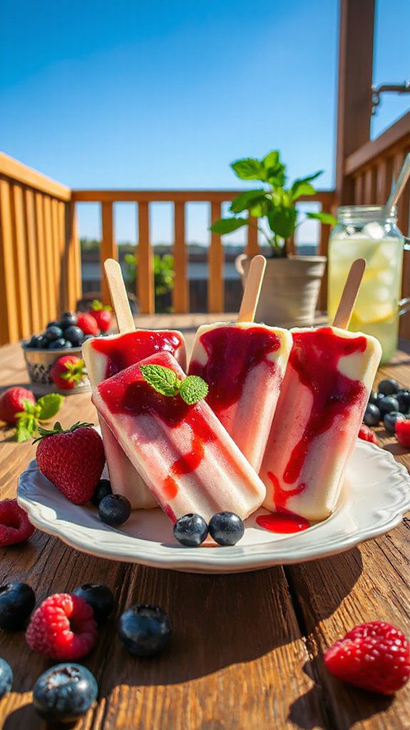 berry cheesecake frozen treat