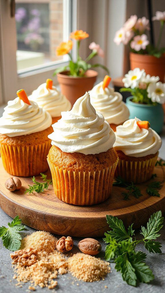 carrot cake cupcakes recipe