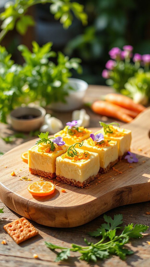 carrot top cheesecake delights