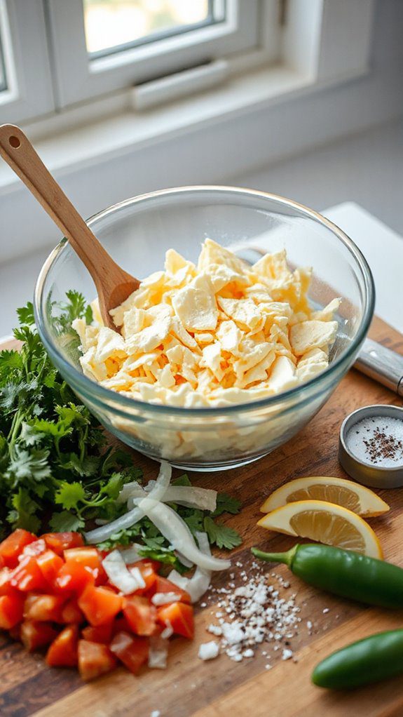 cheese and seasonings incorporated