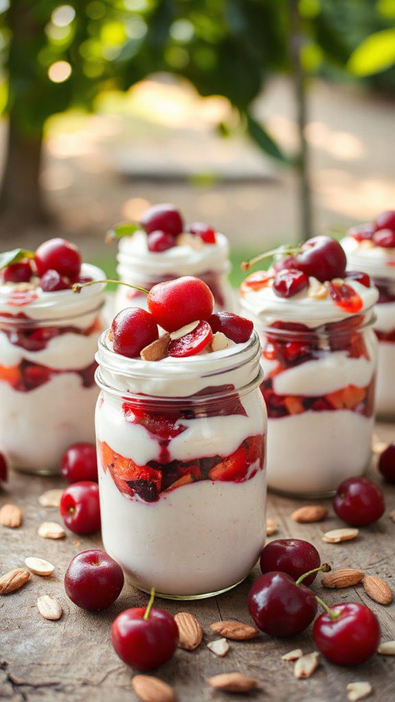 cherry almond no bake dessert cherry almond no bake dessert