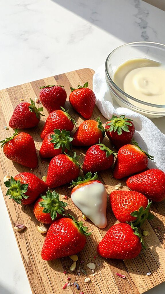 chill strawberries before dipping chill strawberries before dipping