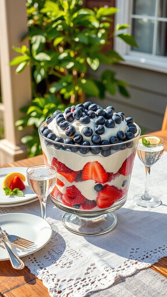 chilled trifle with pairings