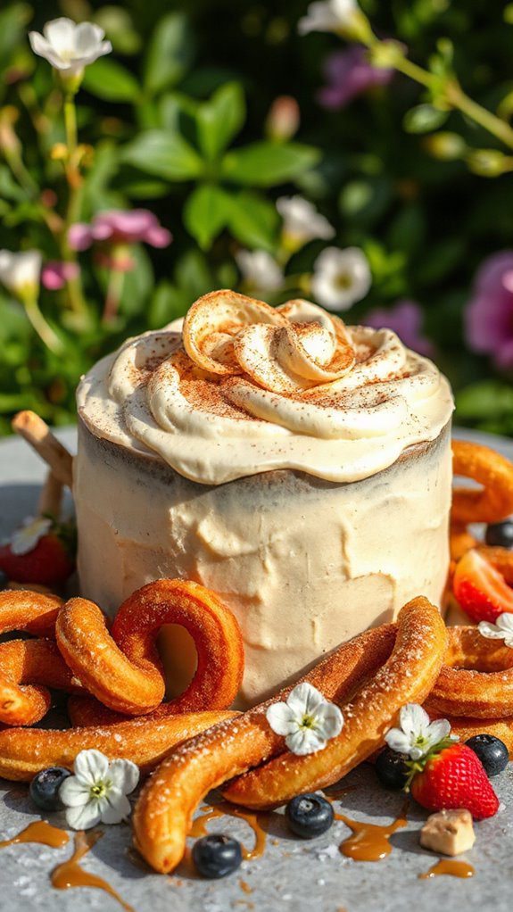 churro inspired moist cake