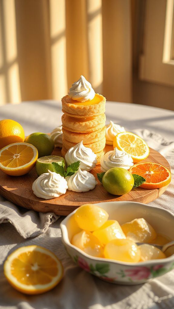 citrus flavored dessert options