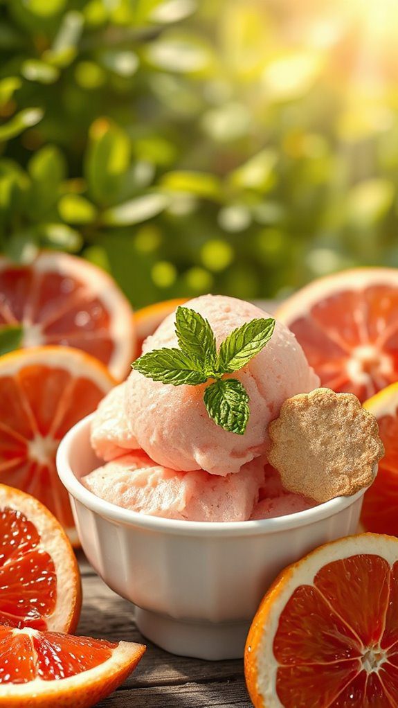 citrusy refreshing low calorie dessert