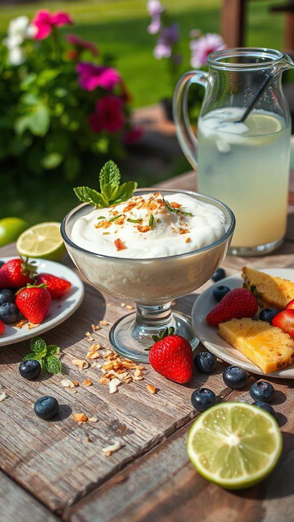 coconut lime rice pudding