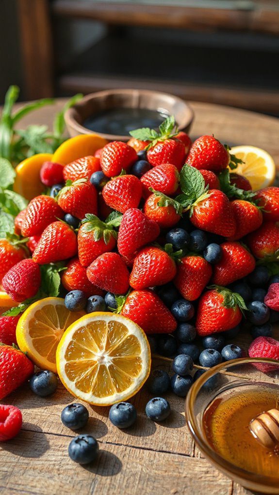 collect ripe seasonal fruits collect ripe seasonal fruits