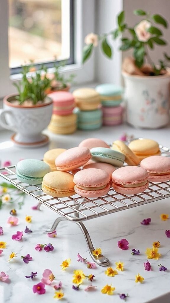 cool cookies on rack