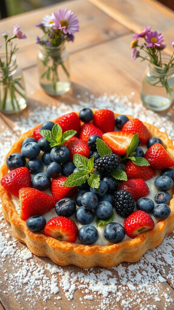creamy berry tart delight
