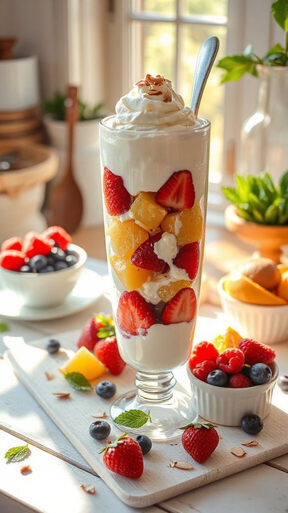 creamy protein packed dessert