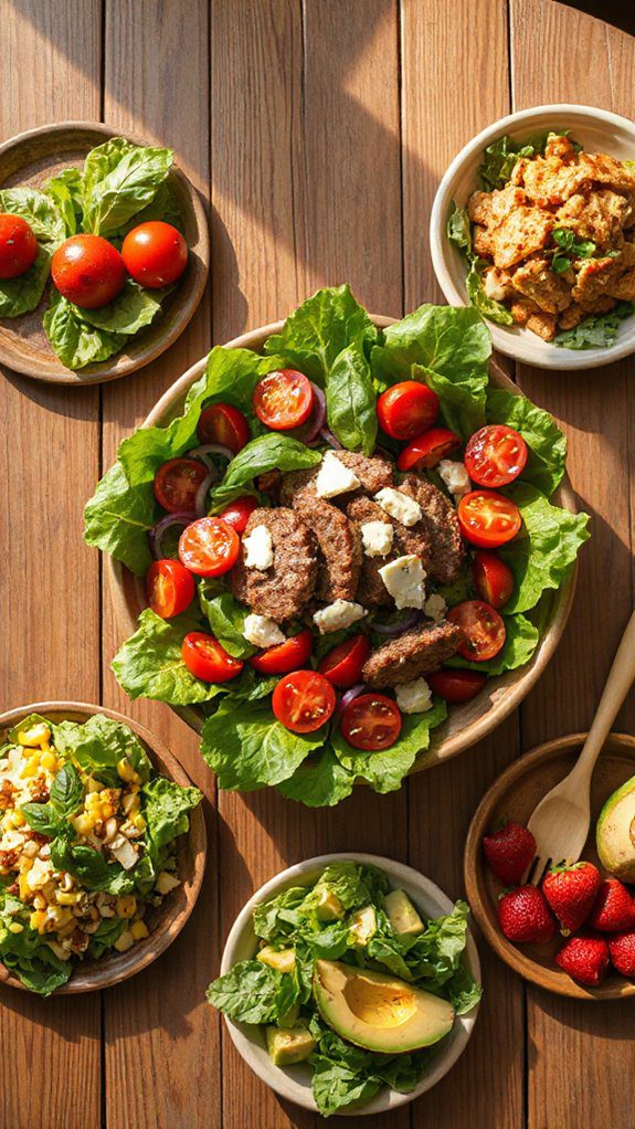 creative summer salad enhancements