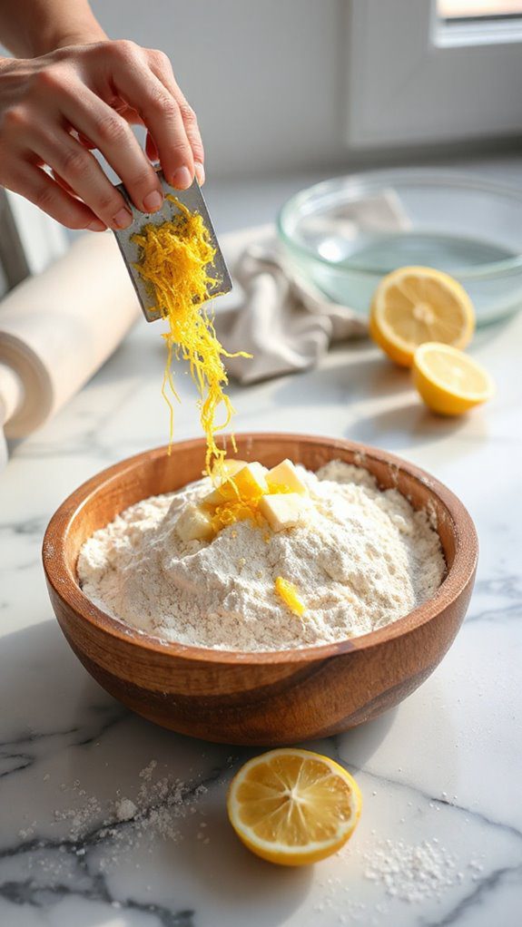 crisp tangy lemon crust