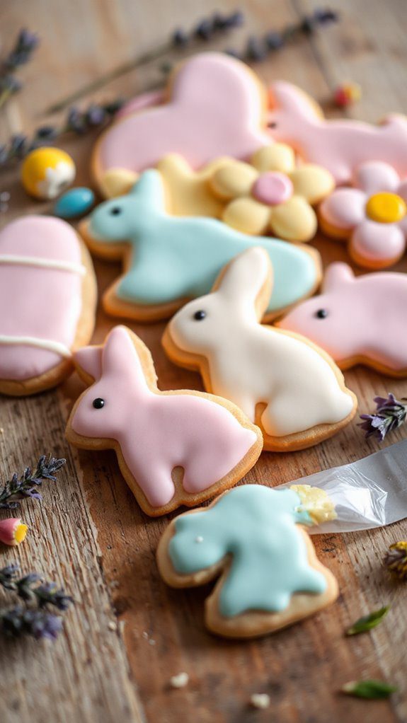 decorate using royal icing