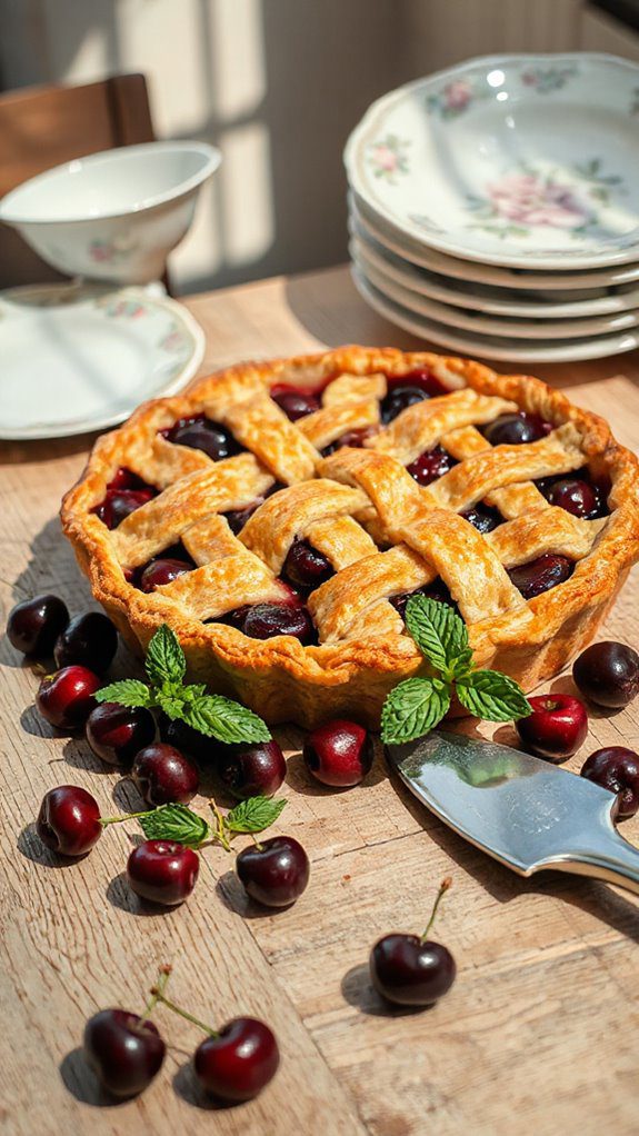 delicious homemade cherry pie delicious homemade cherry pie