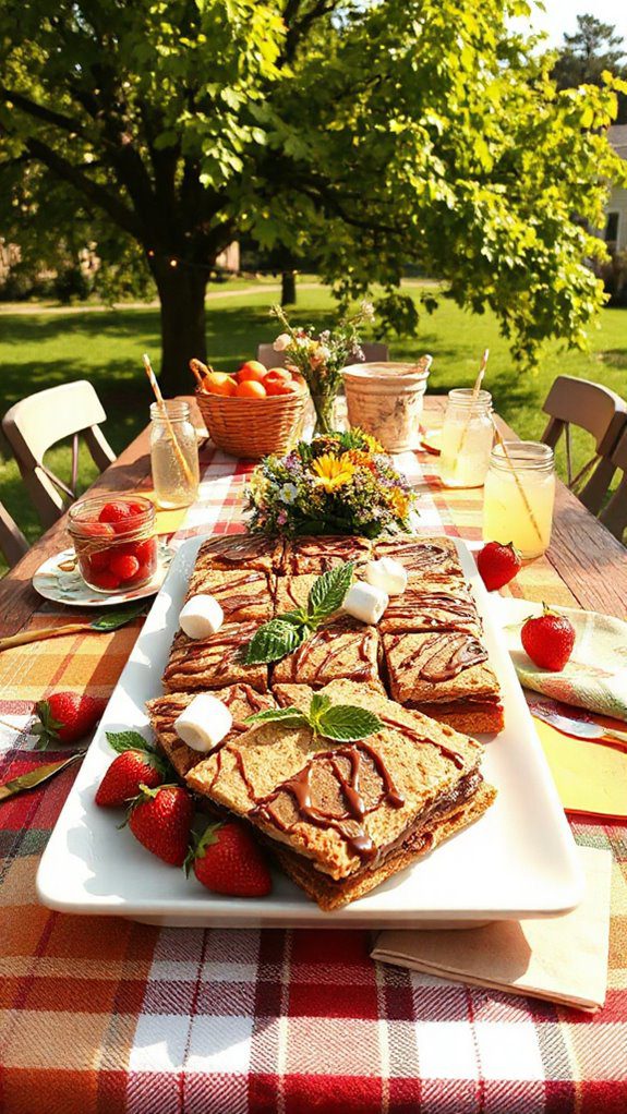 delicious portable s mores bars