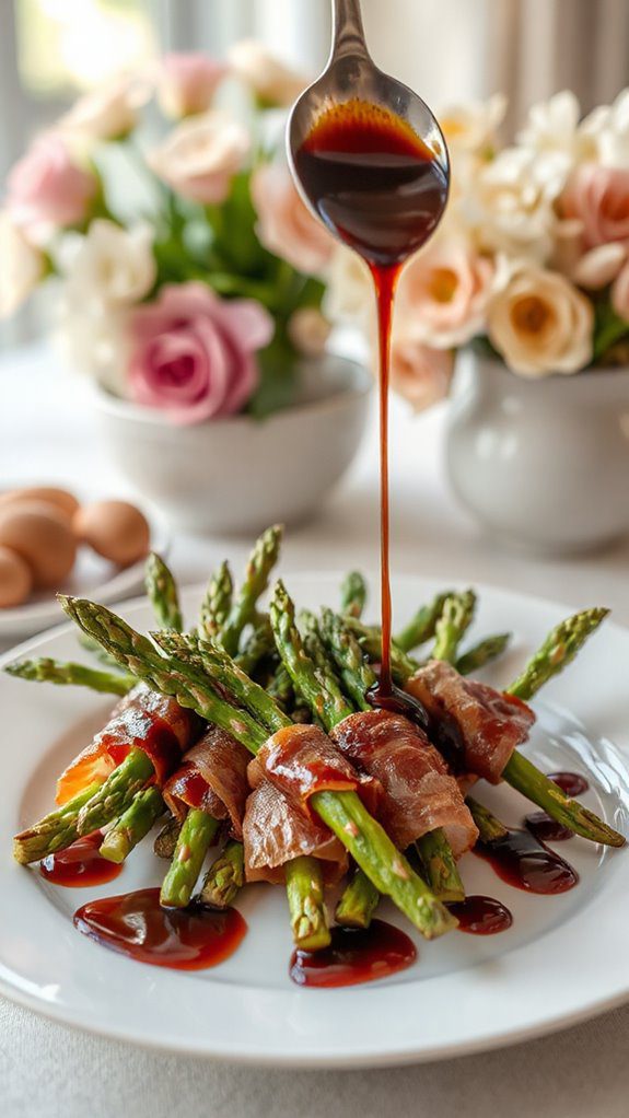 drizzle balsamic reduction carefully drizzle balsamic reduction carefully