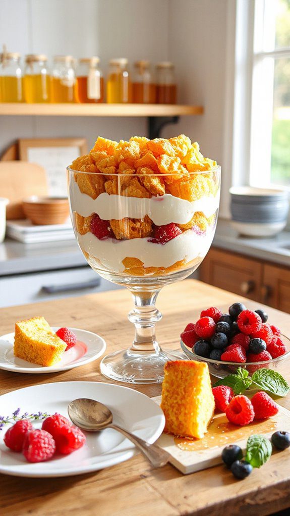 easy layered honeycomb dessert