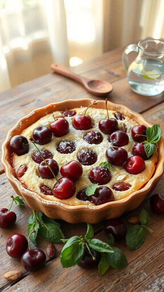 einkorn cherry dessert recipe
