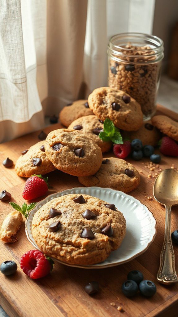 einkorn chocolate chip cookies