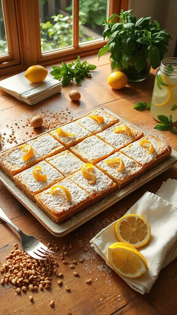 einkorn lemon bars recipe