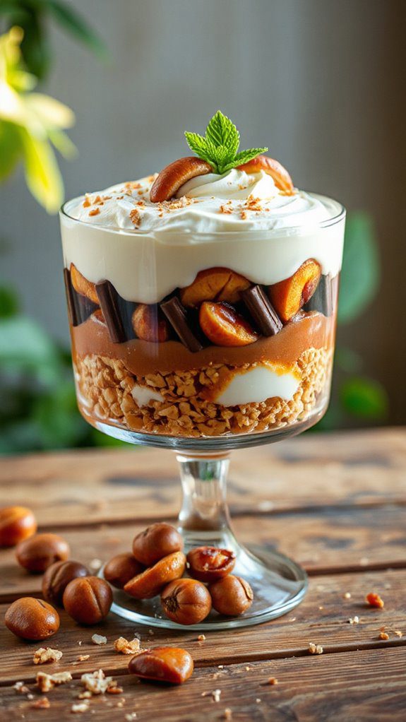 elegant chestnut layered trifle