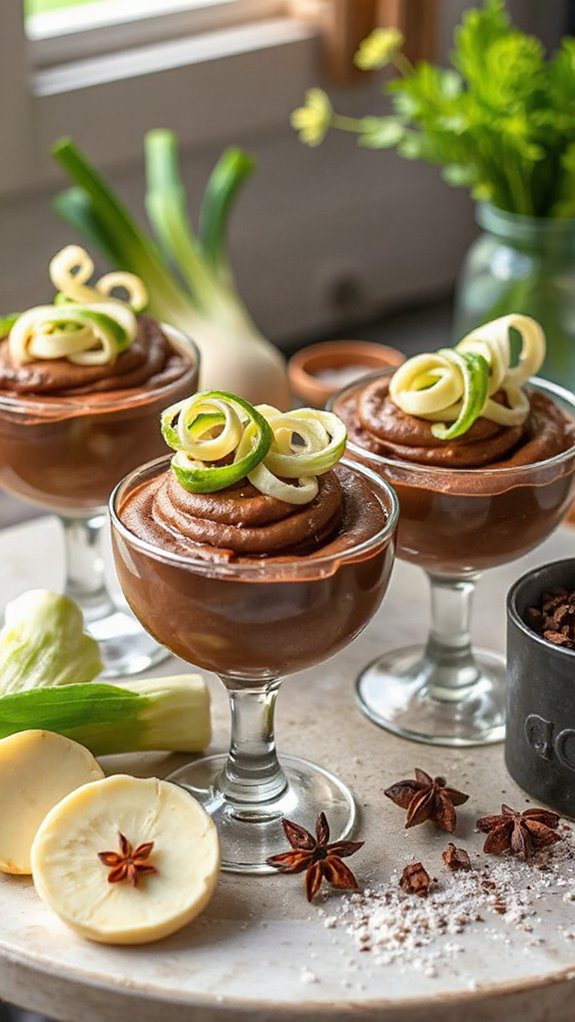 fennel infused chocolate mousse delight fennel infused chocolate mousse delight
