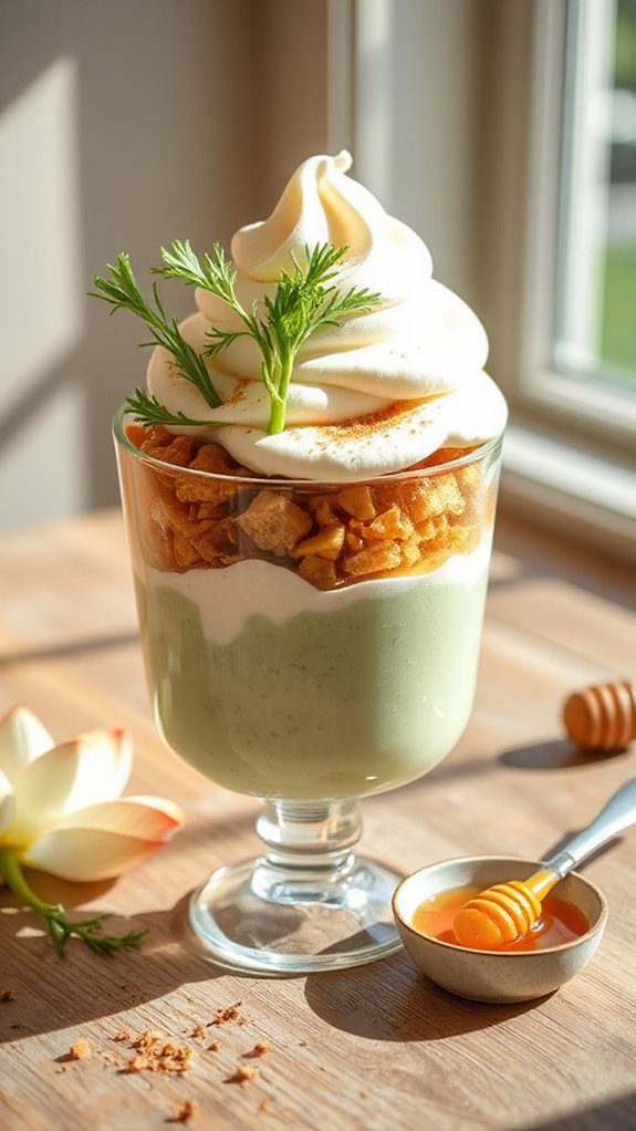 fennel infused honey yogurt dessert fennel infused honey yogurt dessert