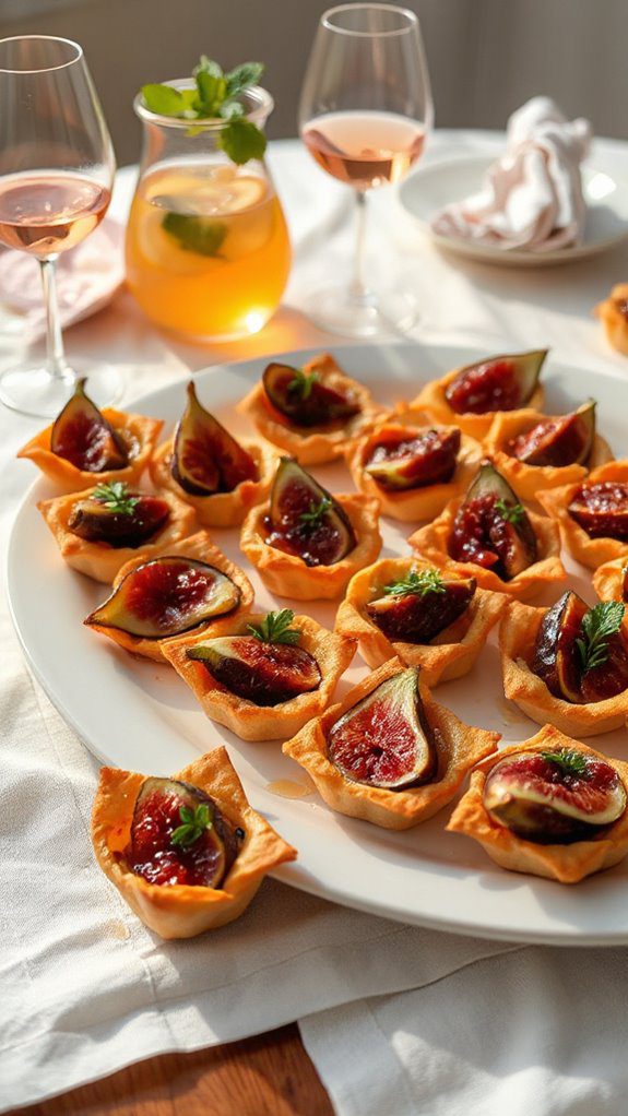 fig and prosciutto appetizers