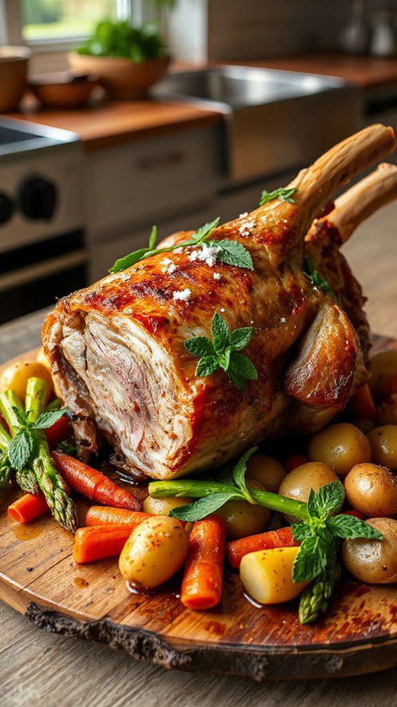 fresh mint for garnish