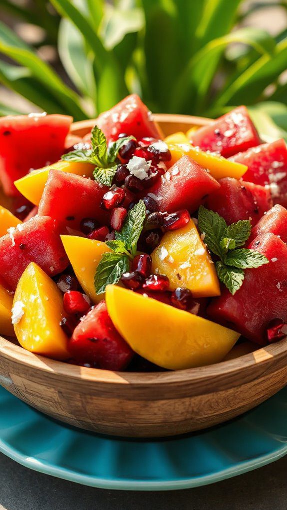 fresh vibrant summer salad