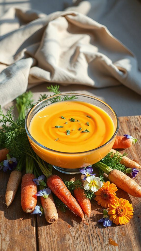 garden inspired creamy dessert