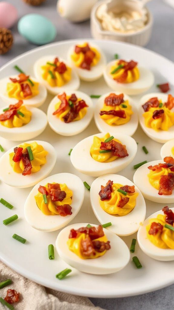 garnish dish with chives