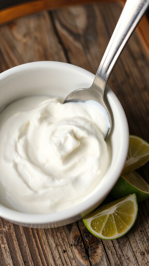 gently incorporate sour cream