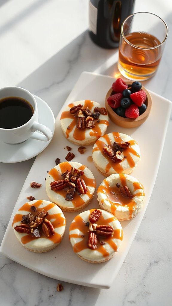glazed nutty cheesecake pairings