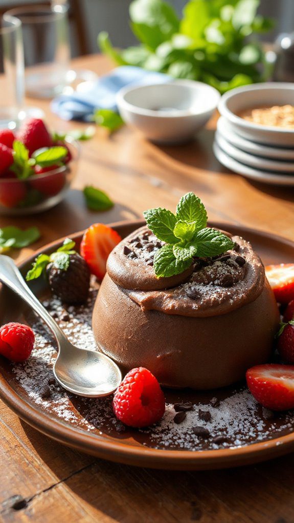gluten free chocolate avocado dessert