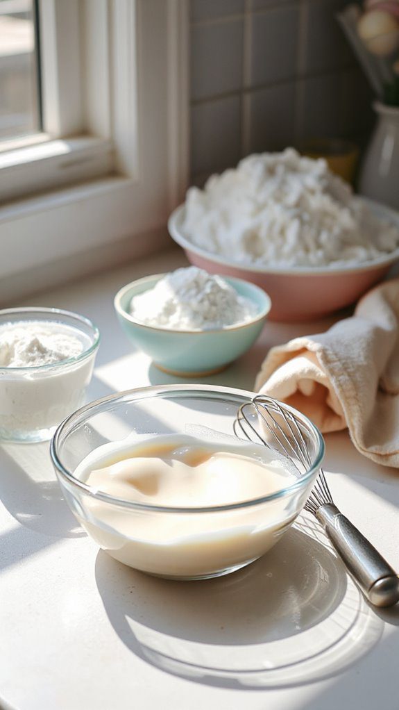 handle egg whites delicately