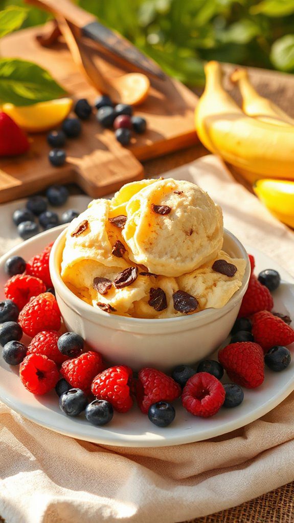 healthy cacao nib ice cream