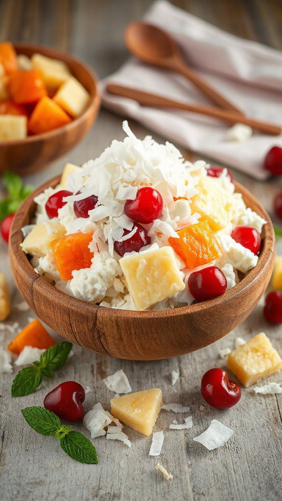 incorporate shredded coconut evenly